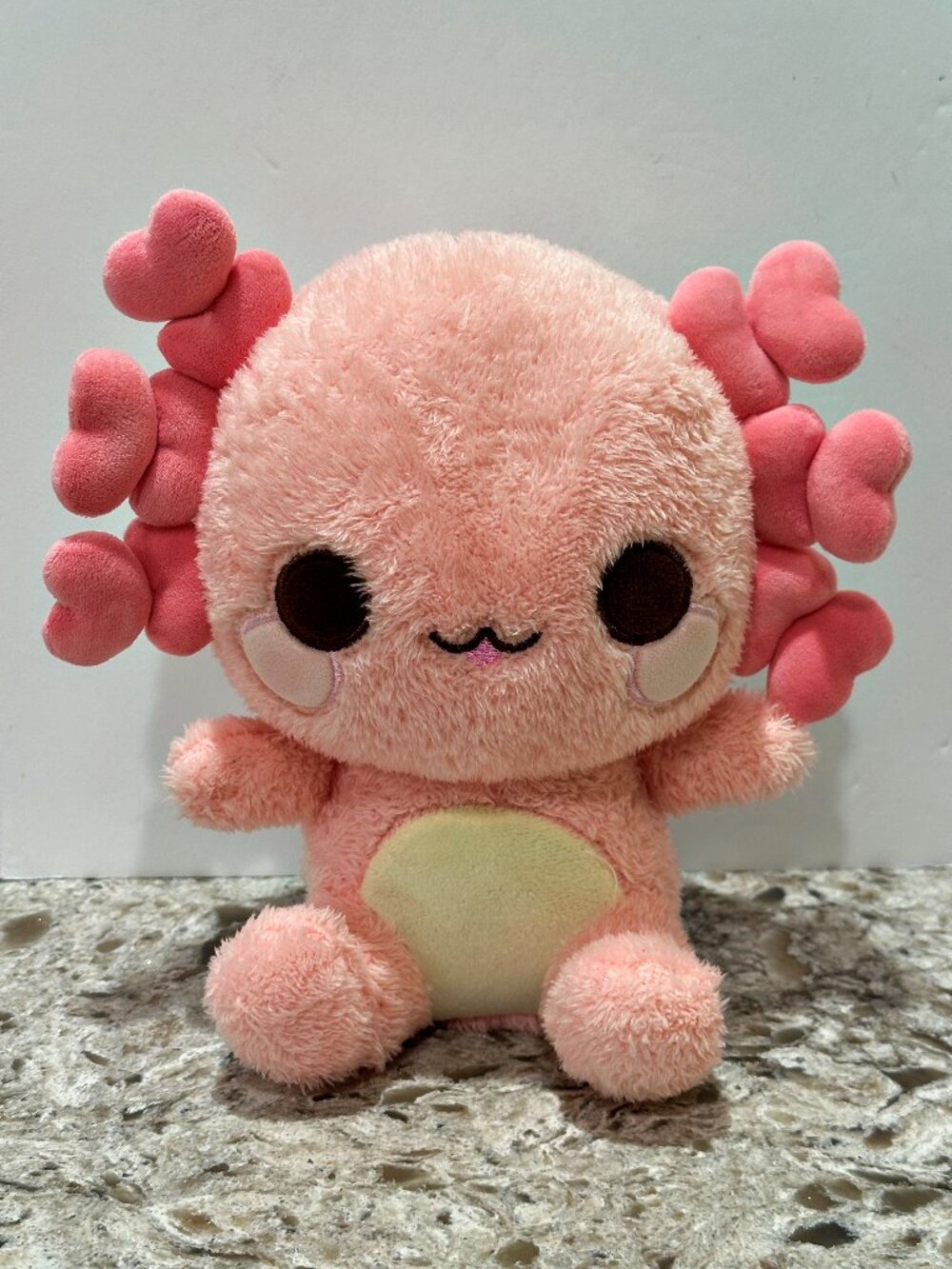 Plush Goals Cuddle Barn Lottie the Lovely Pink Axolotl 9 Inch Kawaii Toy